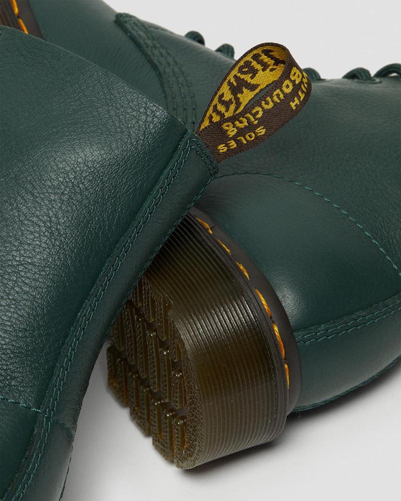 Dr Martens 1460 Pascal Virginia Leren Enkellaars Dames Groen | NL 87RVD